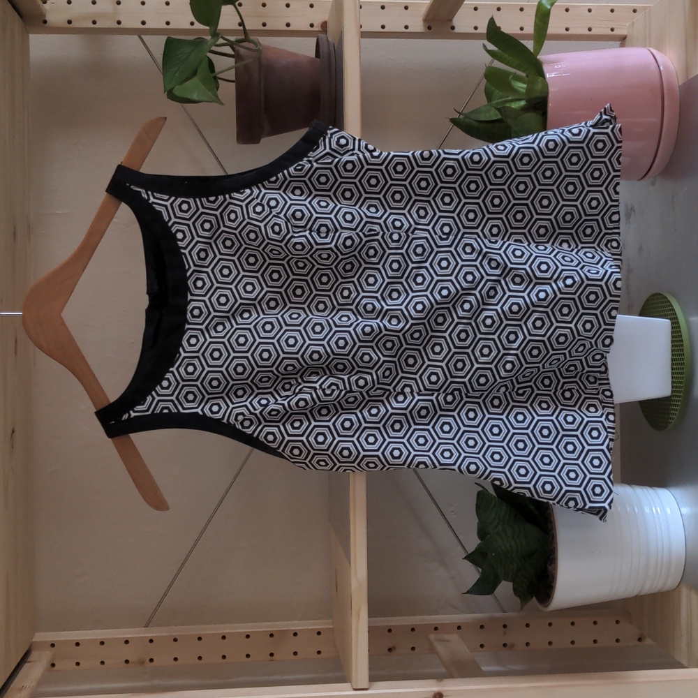Geometric print work top. WHBM